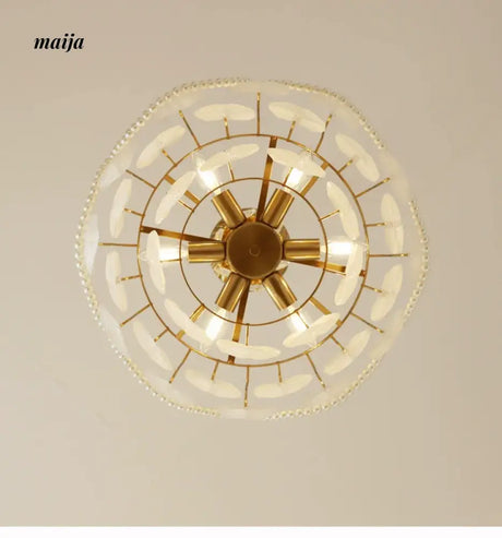 NANCY Retro Ceiling Lamp with Crystal French American Style from NANCY