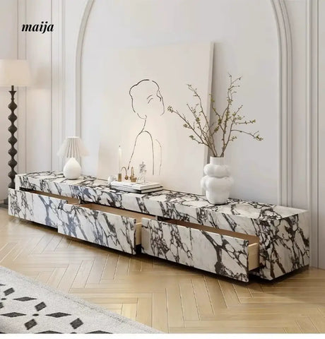 Bulgari Marble Stone Hanging TV Cabinet from maija
