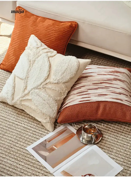 MISTYWOOD Advanced Orange Sofa Pillow from MISTYWOOD