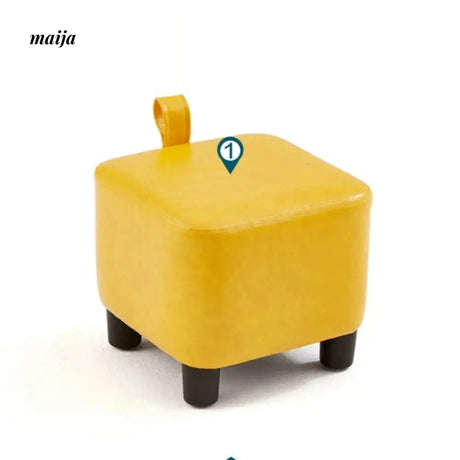 LINSYKIDS Sugar Cube Leather Baby Stool from LINSY KIDS
