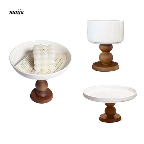 LIVETAI Coffee Cup and Plate with High Foot Set from LIVETAI