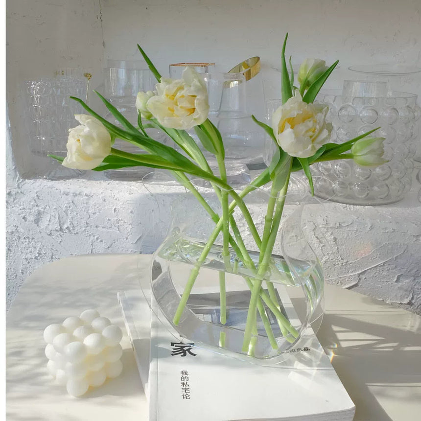 NICEMOON Theo Transparent Acrylic Hydroponic Vase from NICEMOON