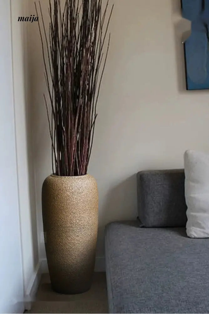 JOTO Retro Ceramic Large Vase Living Room Hotel Decoration from JOTO