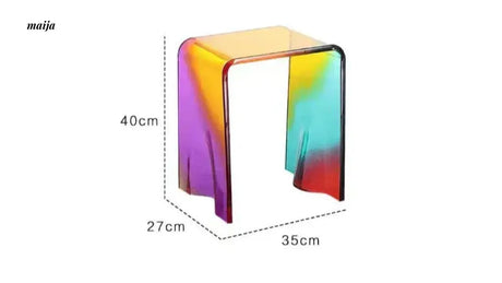 Rainbow Colourful Stool from maija