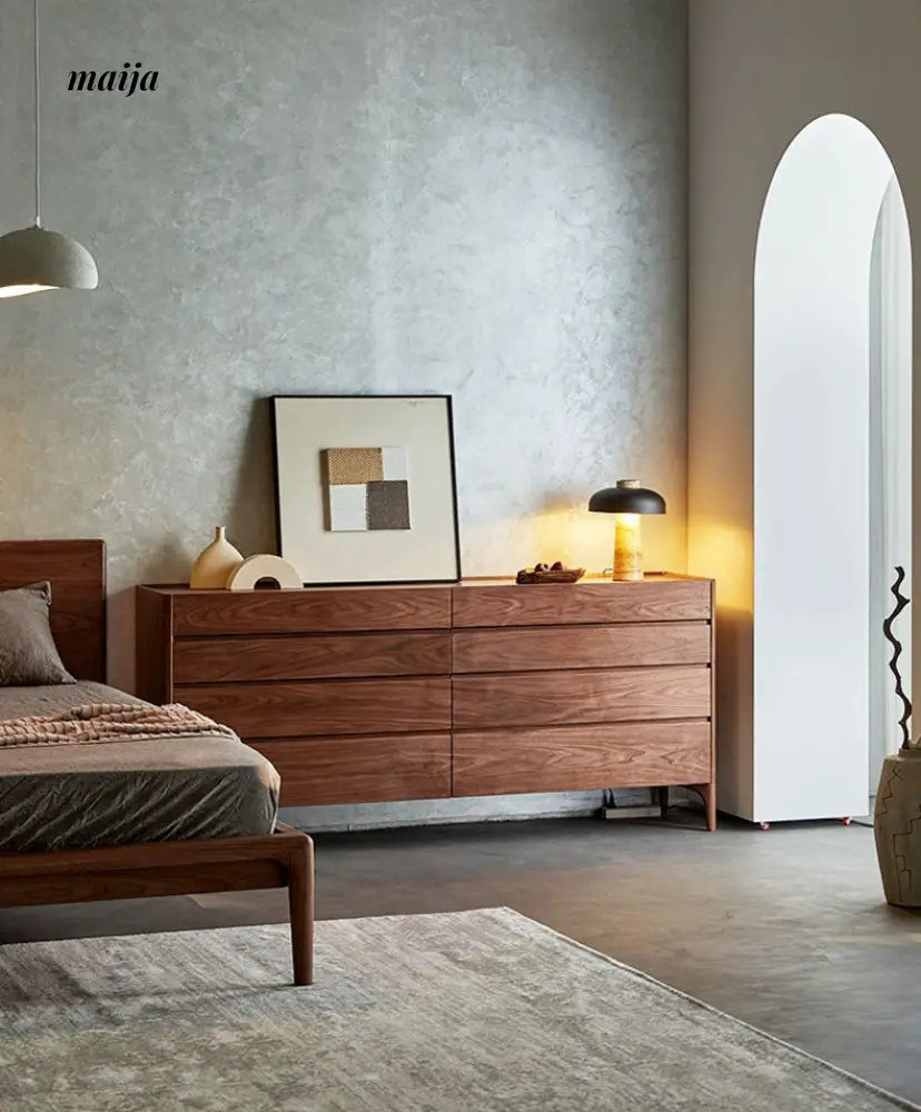 Keiko Solid Wood Wide Chest of Drawers from maija