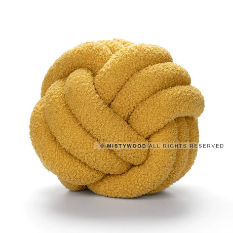 MISTYWOOD Lamb Cashmere Knot Pillow for Sofa from MISTYWOOD