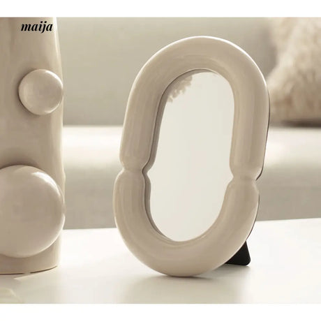 Eggshell Dressing Table Mirror from maija