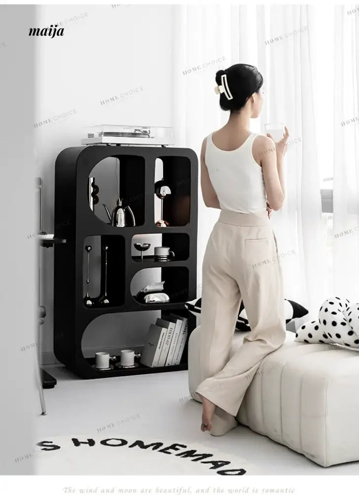 LIVINGPLUS White Modern Storage Stand from LIVINGPLUS