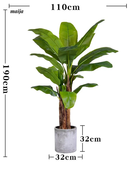 Artificial Large Leaf Banana Tree from maija