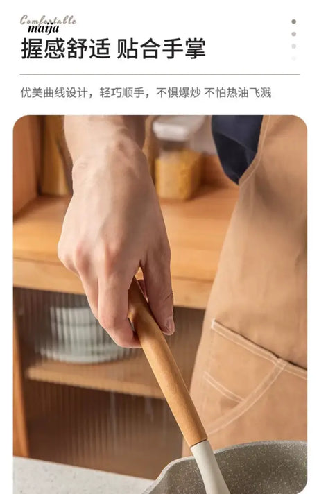 CAROTE Silicone Shovel for Frying and Non-Stick Cooking from CAROTE