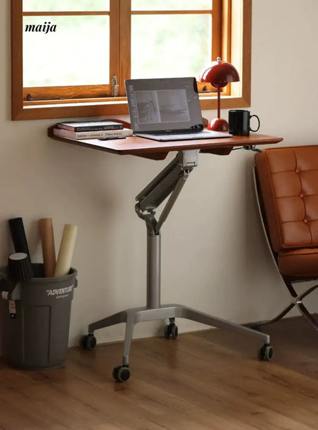 Cherry Wood Moveable Standing Desk from maija