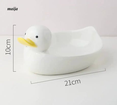 LIVETAI Creative Duckling Ceramic Bowl from LIVETAI