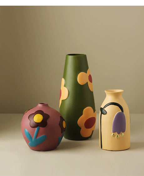NICEMOON Theo Nordic Morandi Ceramic Vase from NICEMOON