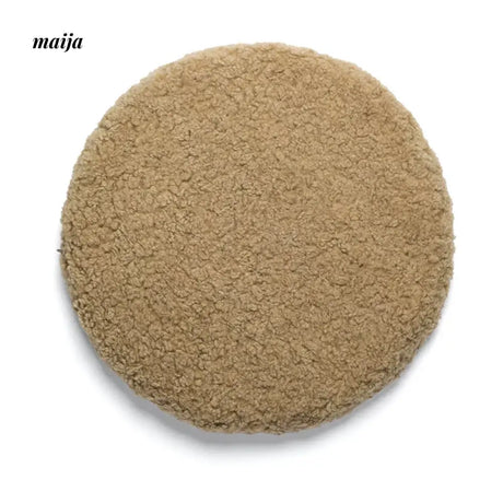 MISTYWOOD Round Plush Alpaca Pillow from MISTYWOOD