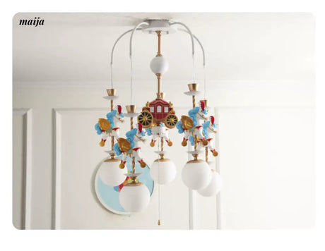 QXWD Circus Cartoon Ceiling Lamp Children's Room from QXWD