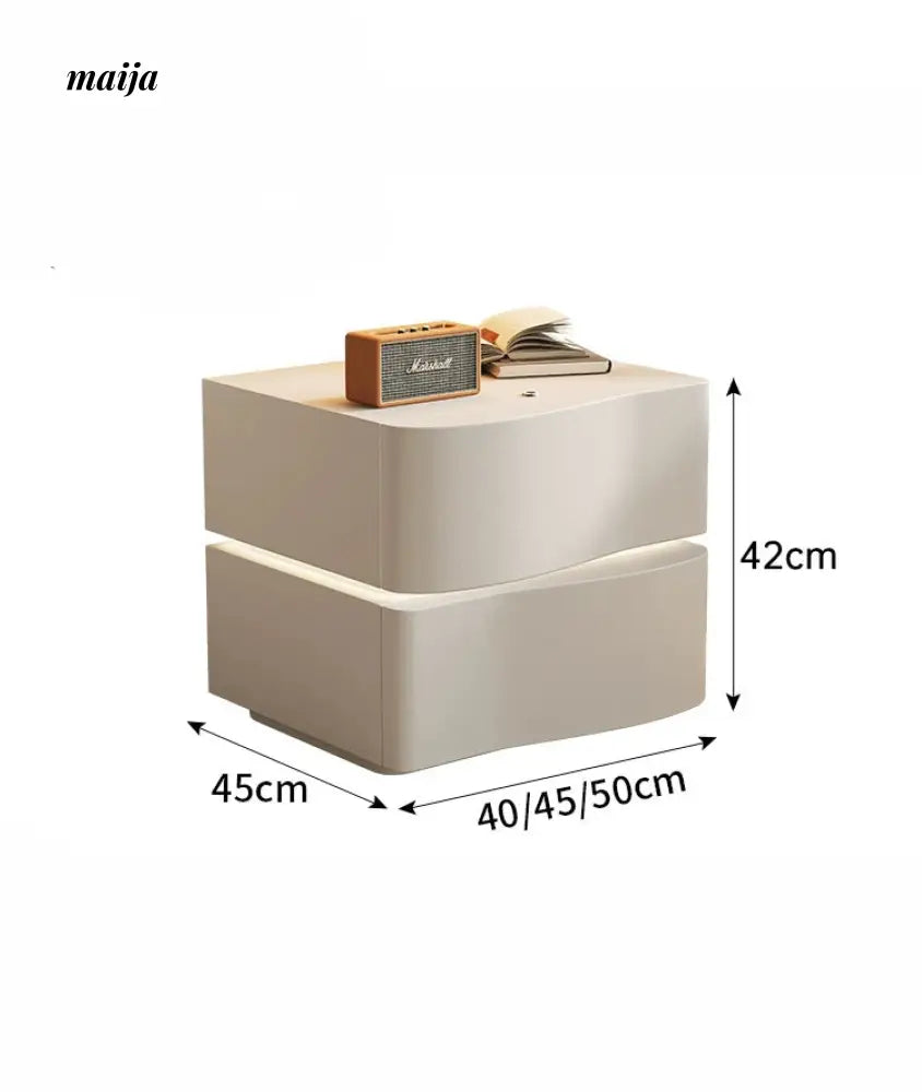 Maddie Solid Wood Bedside Table from maija