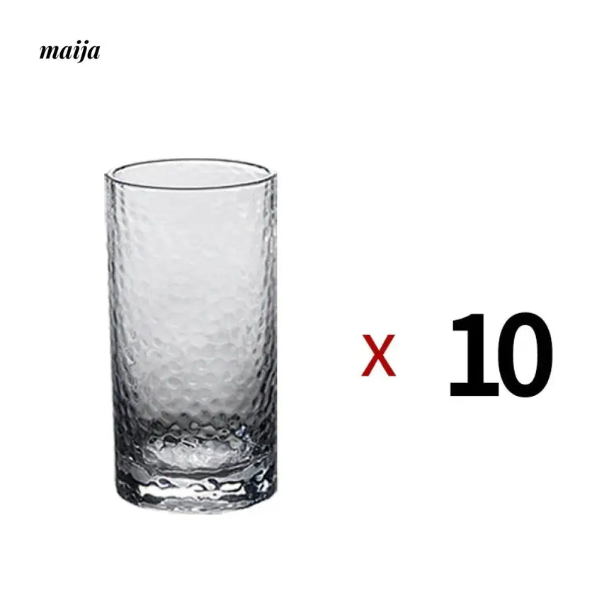 JOTO Japanese Glass Water Cup Beer Cold Drink Cup from JOTO