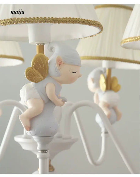 QXWD Butterfly Fairy Ceiling Lamp Children's Room from QXWD