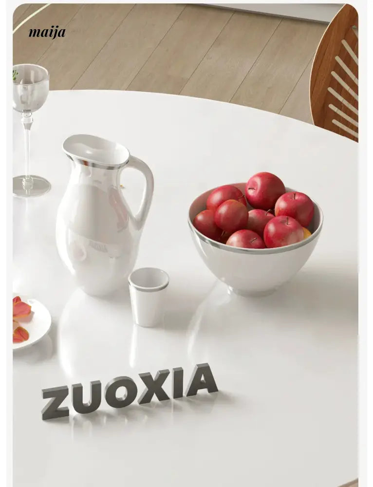 LOWERLEFT White Round Dining Table from HOBBYTREE