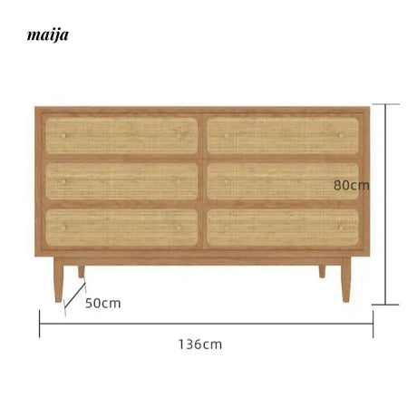 HARUNO Betty Rattan Drawer Cabinet from HARUNO