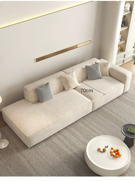 LATE AUTUMN Modern Scandinavian Minimalist Cream Sofa from LATE AUTUMN