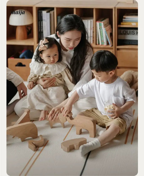 MUMO Mia Wooden Brainteaser Toy Set from MUMO