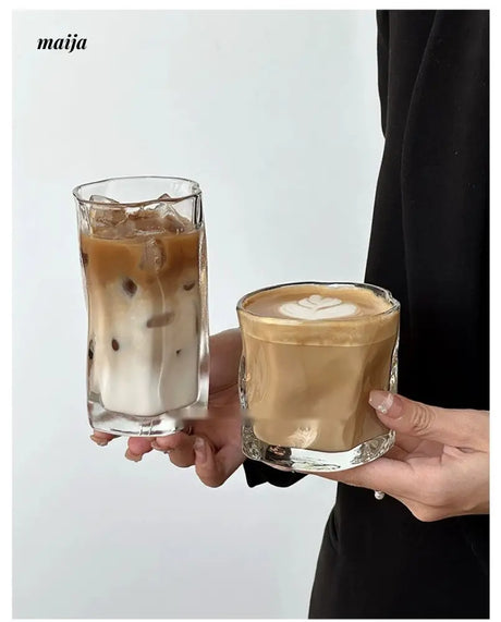 ANFAN Coffee Car Design Glass Wine Cup from OKADA YAKI