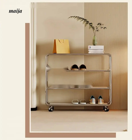 YUJIA Stainless Steel Multi-Layer Shoe Storage Cabinet from YUJIA