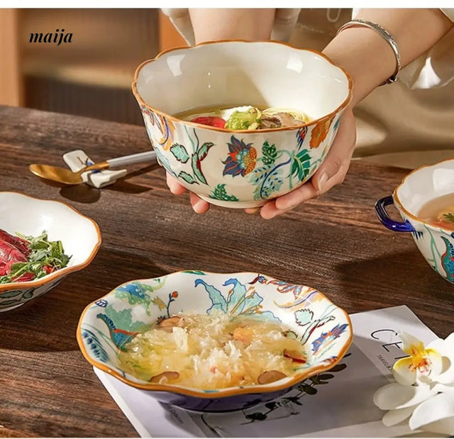 MOSE Ceramic Double-Ear Soup Bowl from MOSE