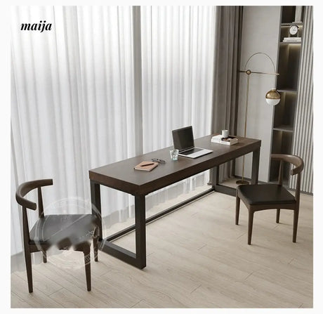 SUNX Minimalist Solid Wood Office Desk from SUNX