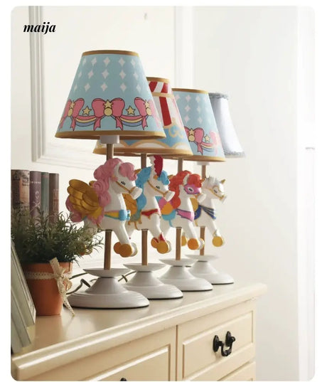 QXWD Cartoon Table Lamp Children's Room from QXWD
