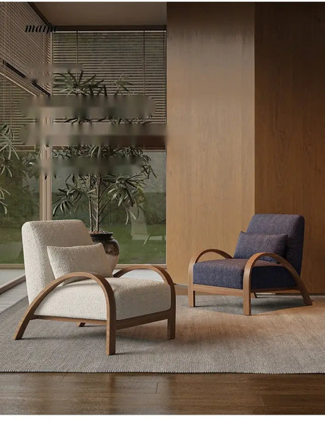 SMALL HIBISCUS Cream Balcony Sofa Chair from SMALL HIBISCUS
