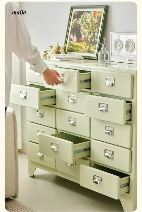 PUMPKIN BOX Japanese Retro Iron Drawer Cabinet from PUMPKIN BOX