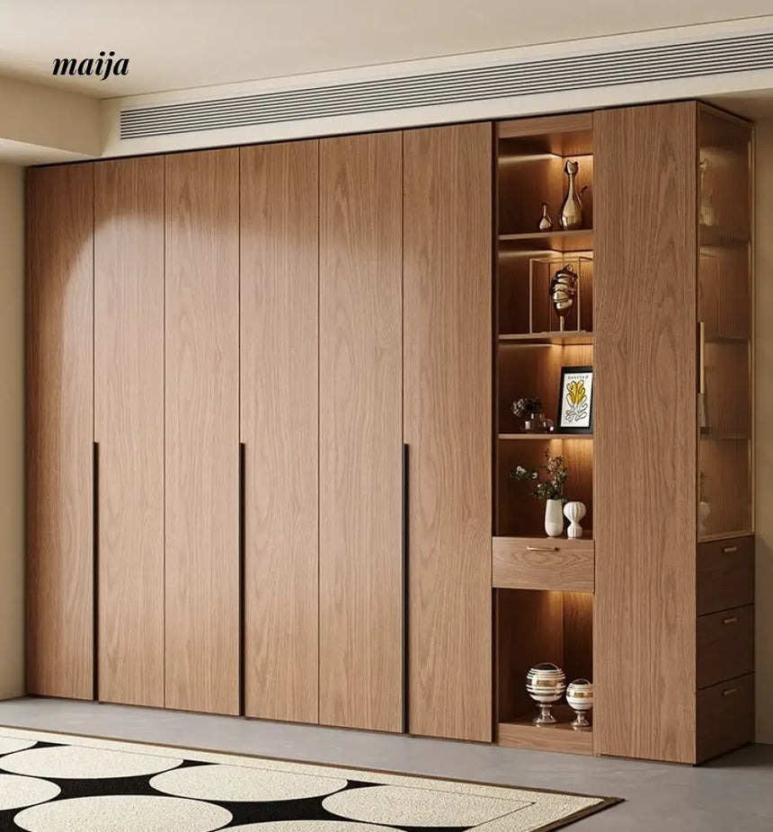 MEIHOUSE French Glass Door Romantic Bedroom Wardrobe Cabinet from MEIHOUSE