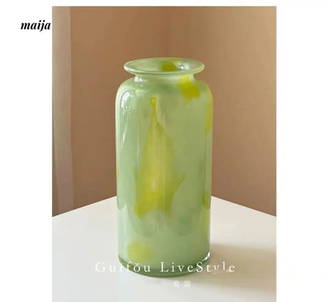 GUIFOU Green Jade Lily Vase from GUIFOU