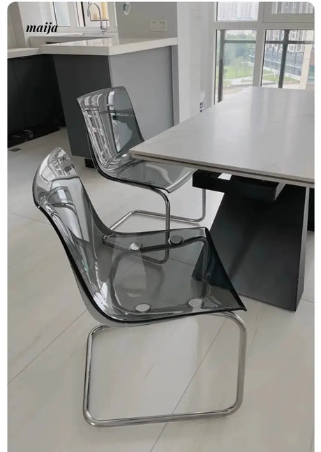 Toas Transparent Acrylic Dining Chair from BENCHAO