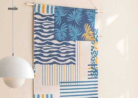 MAN YUE HOME Retro Woven Tapestry for Bedroom Canvas Decor from MAN YUE HOME