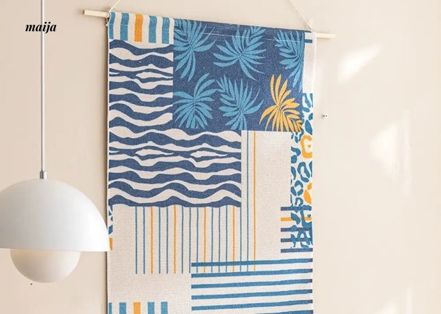MAN YUE HOME Retro Woven Tapestry for Bedroom Canvas Decor from MAN YUE HOME