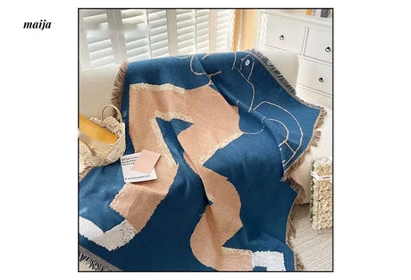 MAN YUE HOME INS Art Blanket for Sofa or Living Room Use from MAN YUE HOME