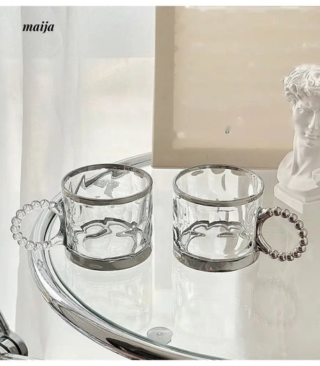 BANKE Silver Advanced Glass Coffee Cup from BANKE
