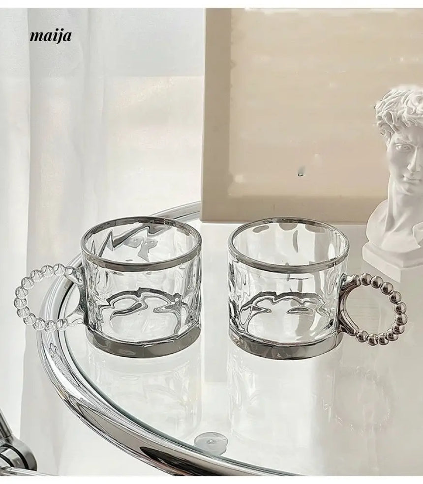 BANKE Silver Advanced Glass Coffee Cup from BANKE
