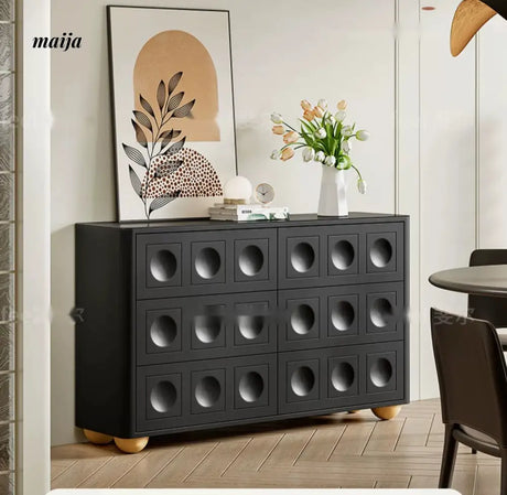 FEEL Medieval Black Chest of Drawers from FEEL