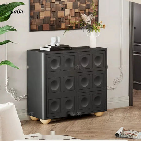 FEEL Wabi-Sabi Black Chest of Drawers from FEEL