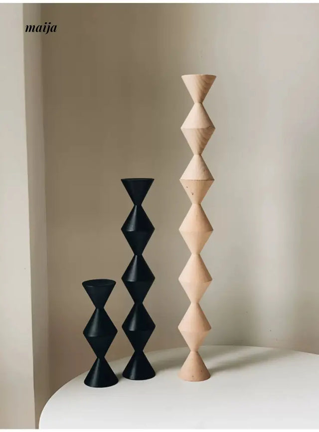 HOMESIDE Endless Column Solid Wood Candlestone from HOMESIDE