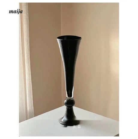 GUIFOU Black High Foot Vase from GUIFOU