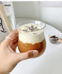 BANKE Tulip-Shaped Retro Coffee Glass Cup from BANKE