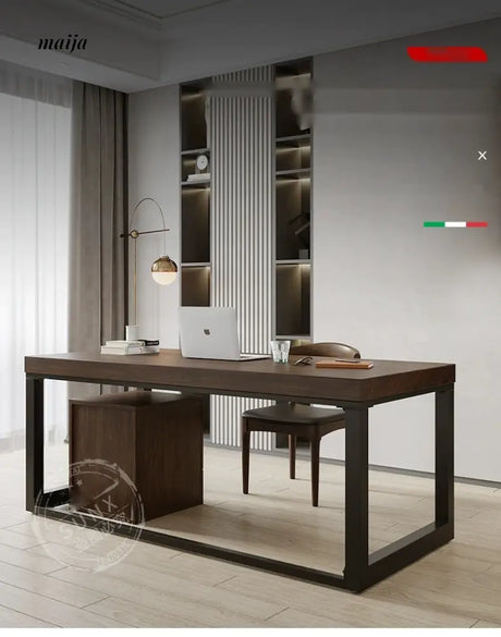 SUNX Minimalist Solid Wood Office Desk from SUNX