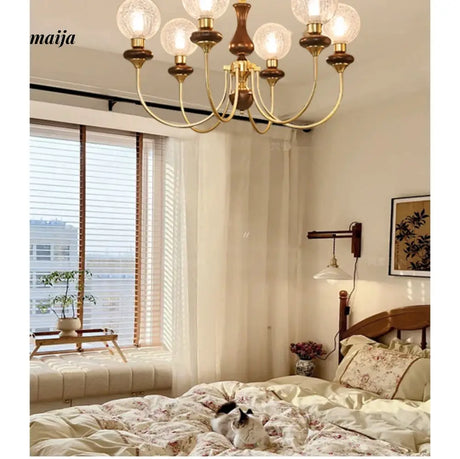 NANCY Retro Ceiling Lamp for Bedroom French American Style from NANCY