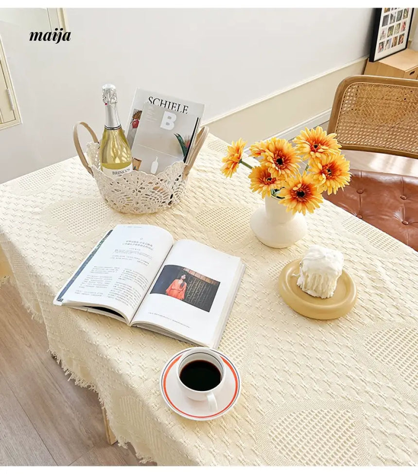 MAN YUE HOME Advanced French Dessert Tablecloth for Special Occasions from MAN YUE HOME