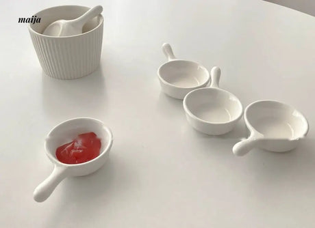 BANKE Ceramics Tomato Sauce Dip Plate from BANKE